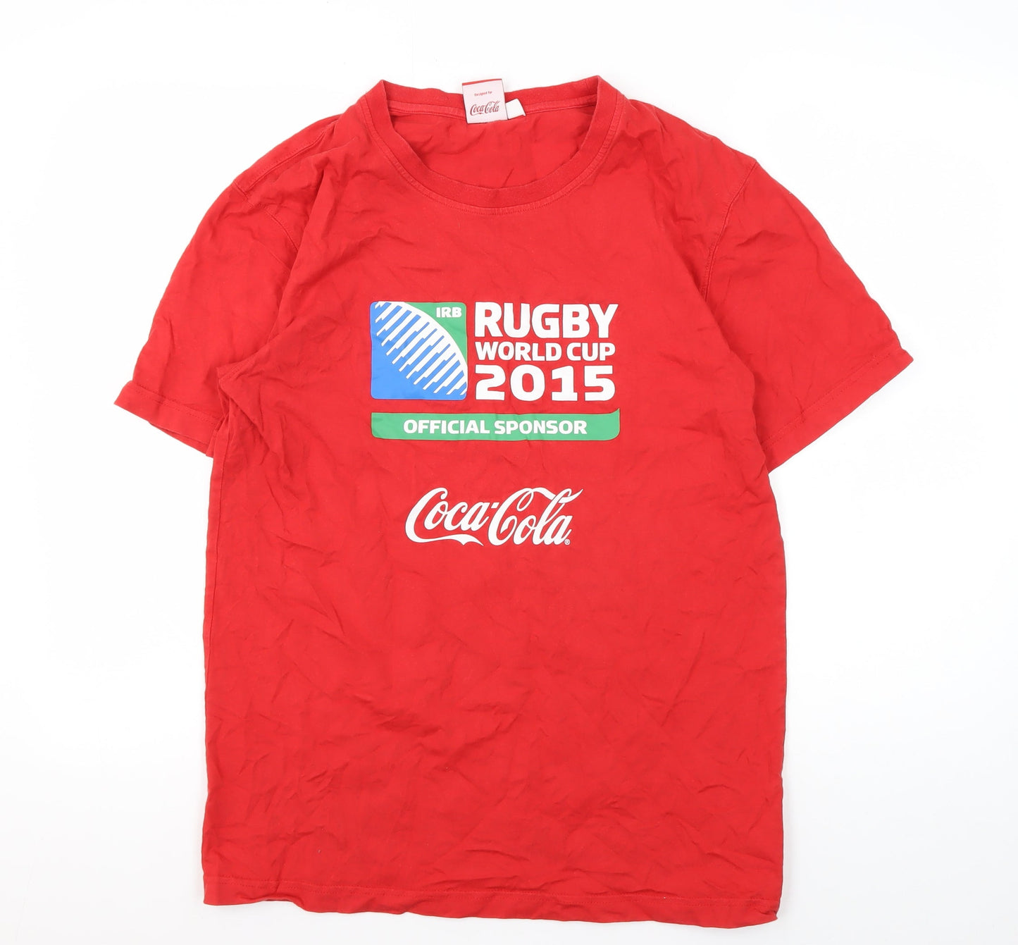 Coca-Cola Rugby World Cup 2015 Red T-Shirt Medium