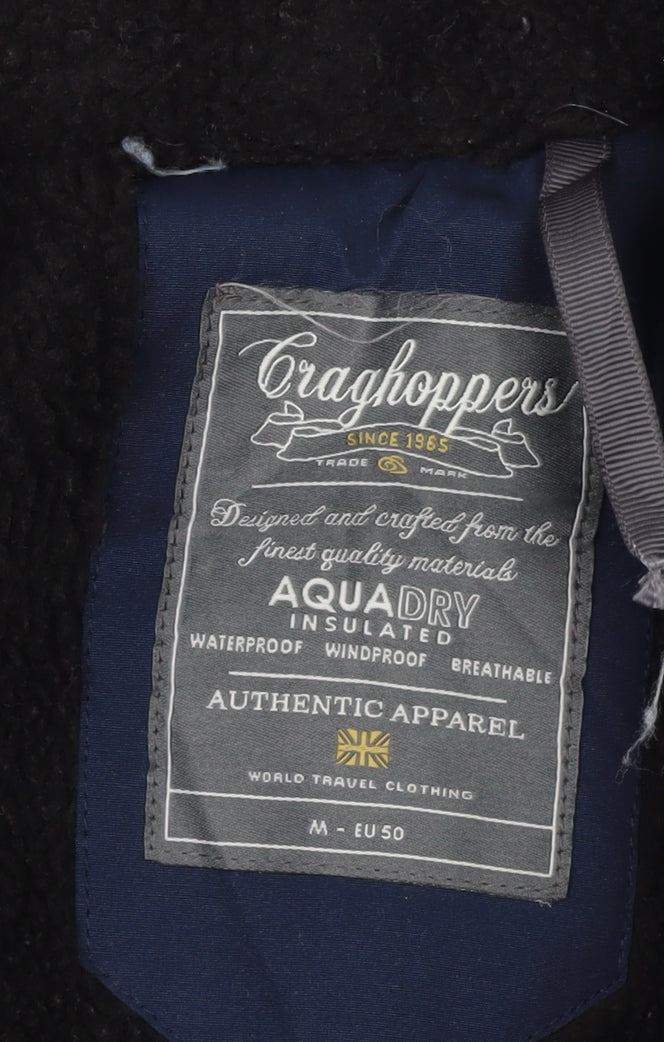 Craghoppers Men’s Blue Parka Jacket M Waterproof