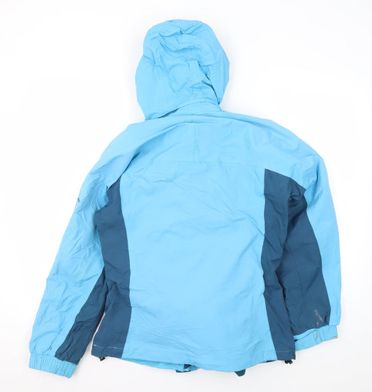 Trespass Women's Blue Parka Jacket, Size S, Hooded Winter Wear