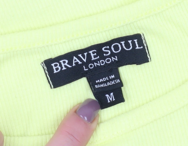 Brave Soul Women's Yellow Tank Top - Size M