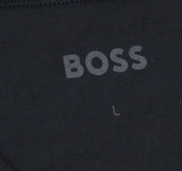 Boss Men's Blue Short Sleeve T-Shirt - Size L