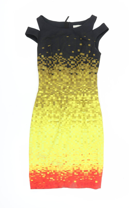 Karen Millen Women's Geometric Bodycon Dress UK 6