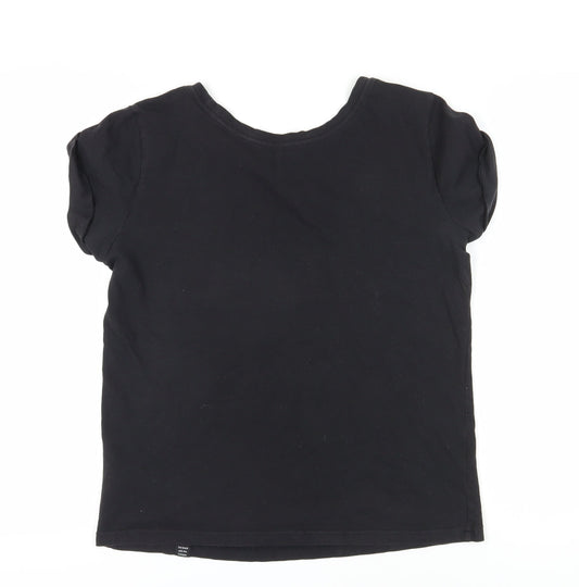 Adidas Black T-Shirt Medium Unisex Casual Top