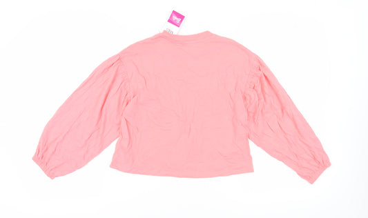Marks and Spencer Girls Pink Barbie T-Shirt 10-11Y
