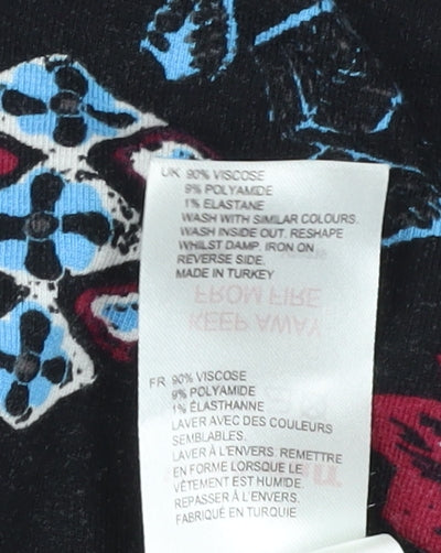White Stuff Women's Multicoloured Geometric Shift Dress Size 10