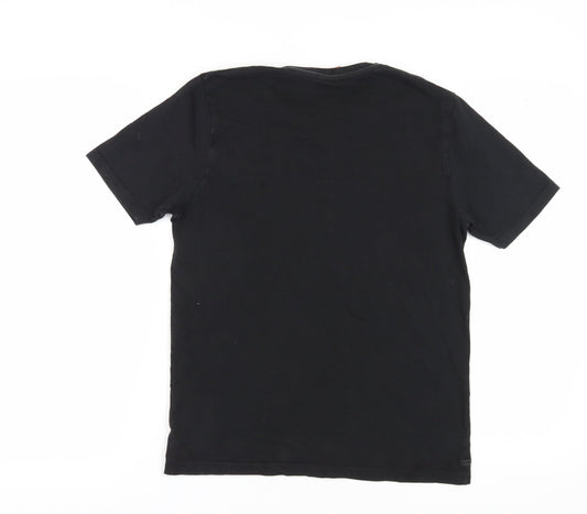 Slazenger Men's Black V-Neck T-Shirt Size S