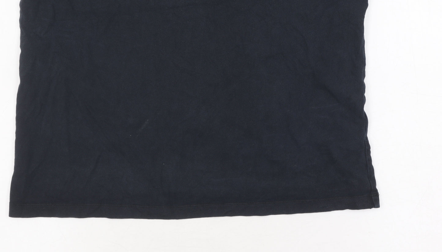 Hugo Boss Men's Black Medium Logo Short Sleeve T-Shirt