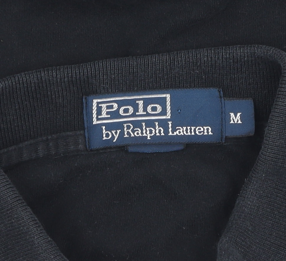 Ralph Lauren Unisex Black Polo Shirt M Classic Fit