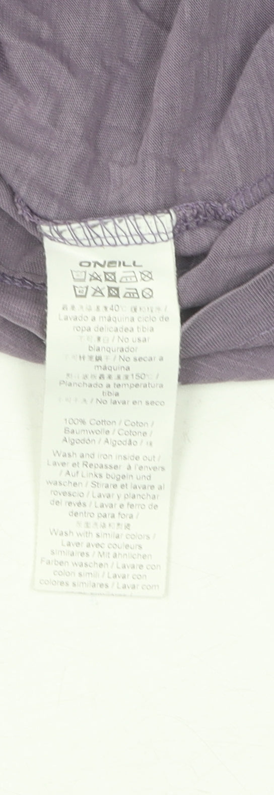 O'Neill Men's Slim Fit Purple Cotton T-Shirt Size M