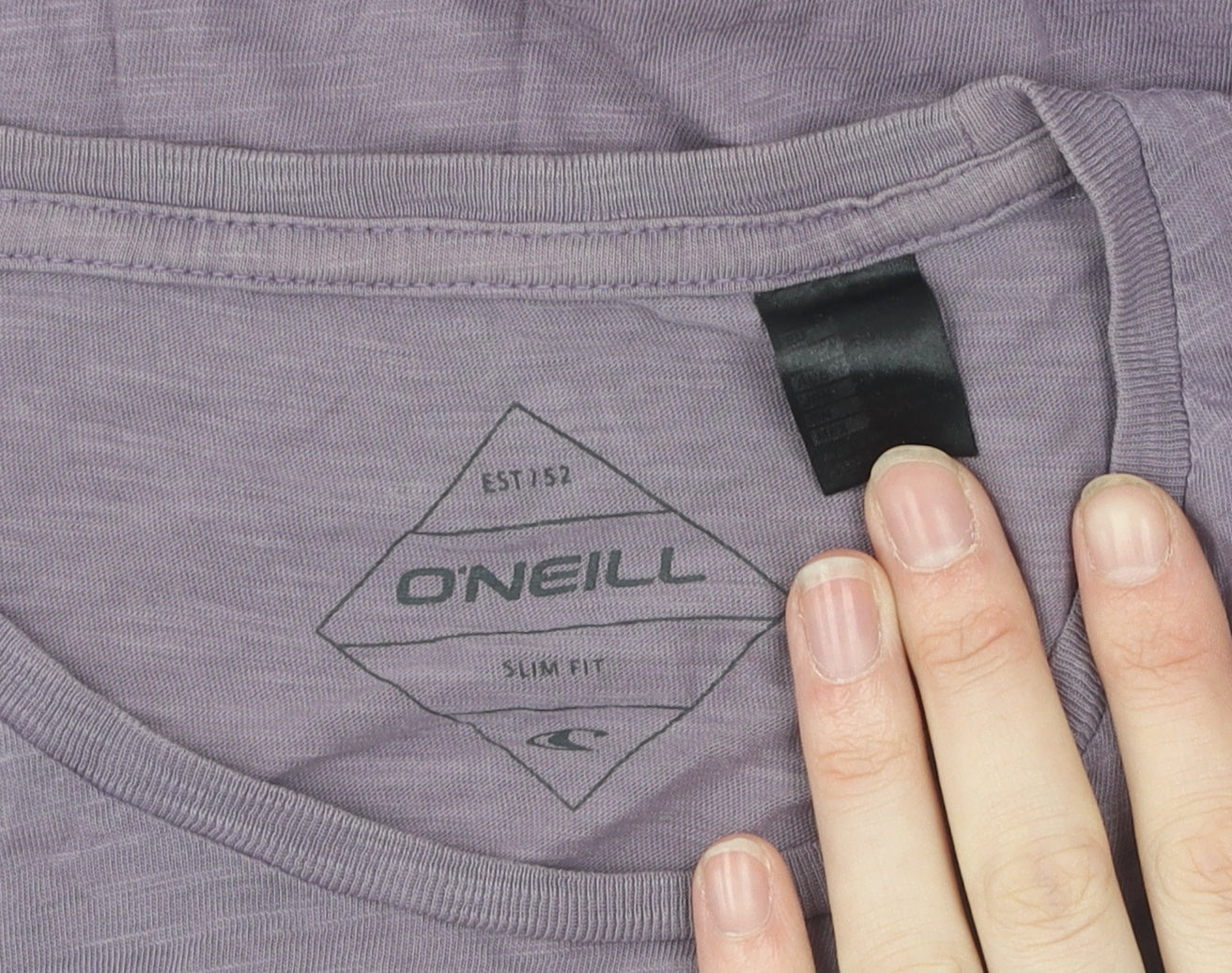 O'Neill Men's Slim Fit Purple Cotton T-Shirt Size M