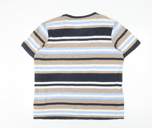 By Garment Makers Men's XL Stripe T-Shirt