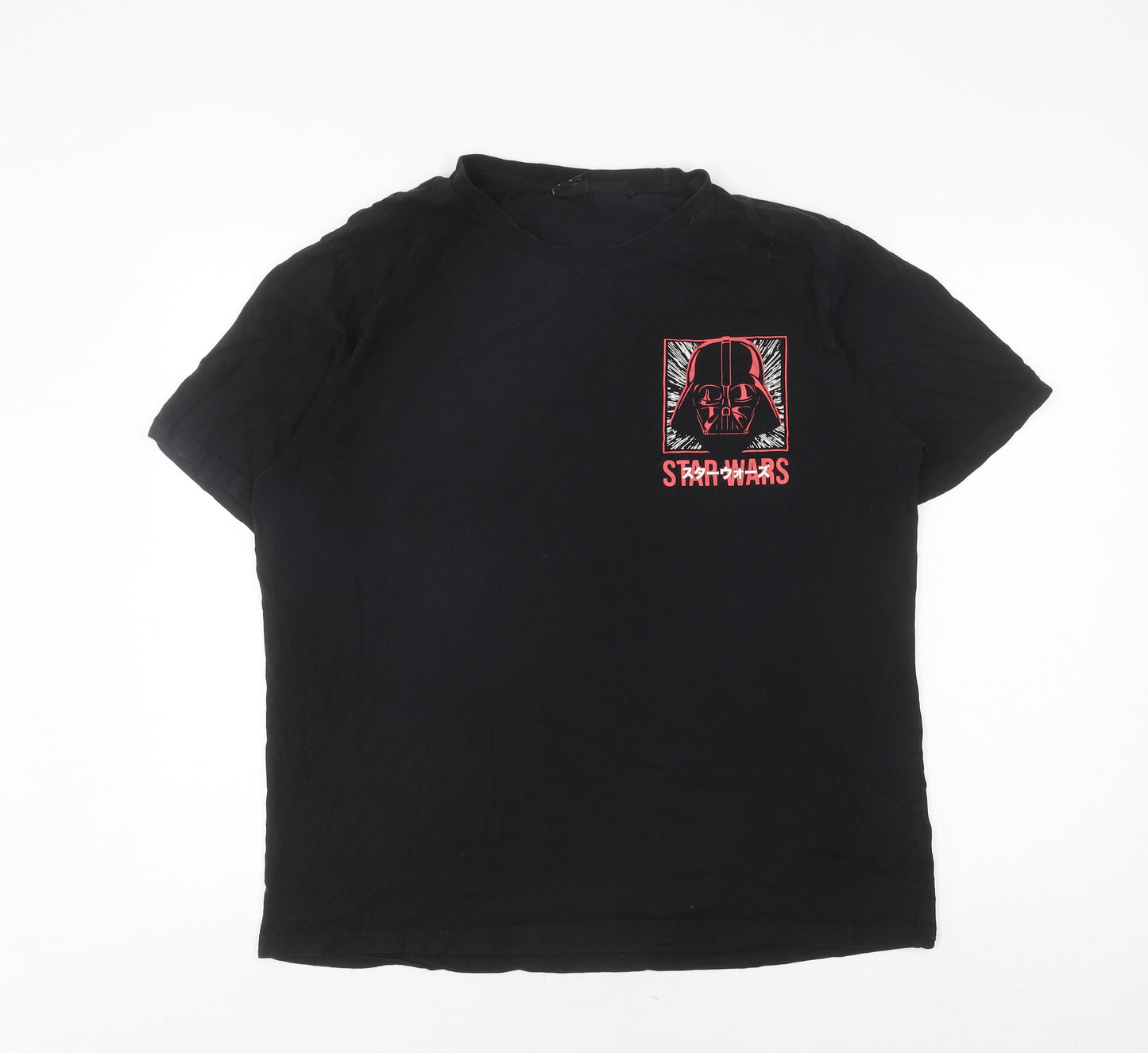 Star Wars Men's Black Graphic T-Shirt L