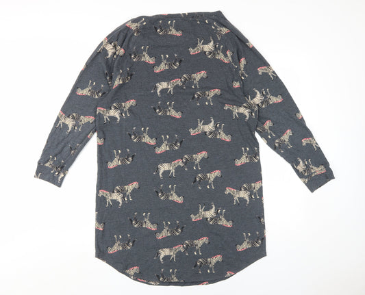 Marks and Spencer Grey Zebra Nightshirt Women’s Size 10