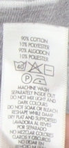 Brand and care label for Dunnes Men's Grey 2XL Striped Polo Shirt