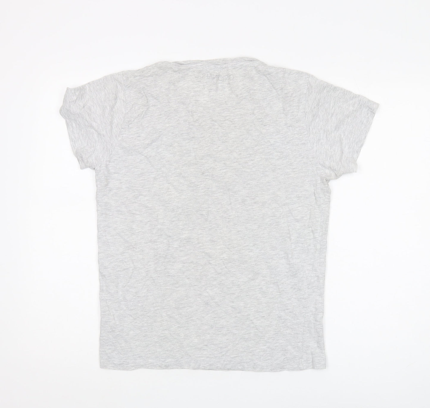 Jack & Jones Men's Grey College Graphic Tee M