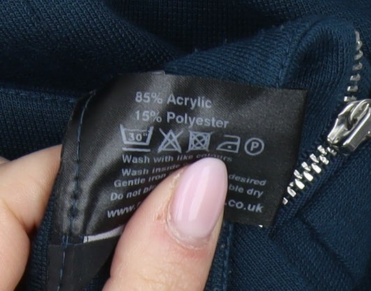 Brand and care label for Roman Women's Blue Pencil Skirt, size 18