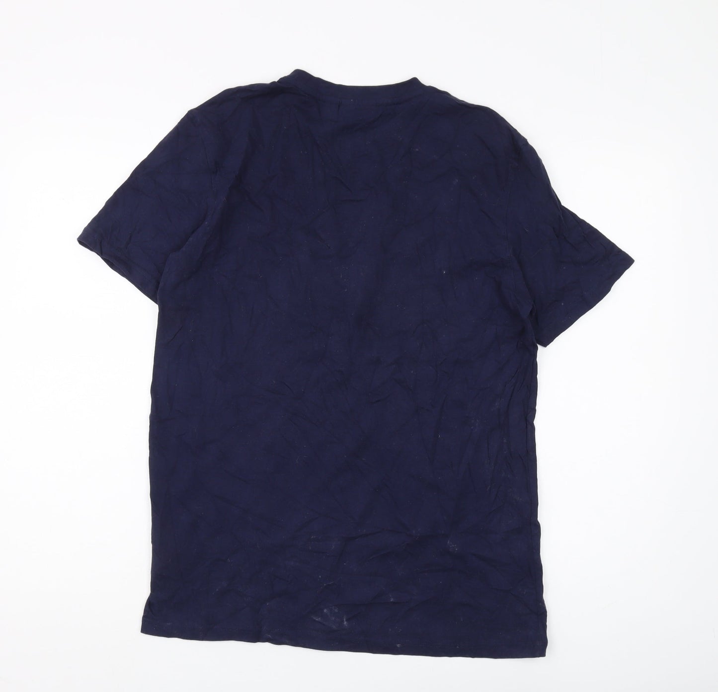 Fila Men's Blue Crew Neck Short Sleeve T-Shirt S