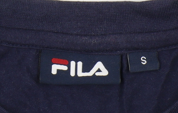 Fila Men's Blue Crew Neck Short Sleeve T-Shirt S