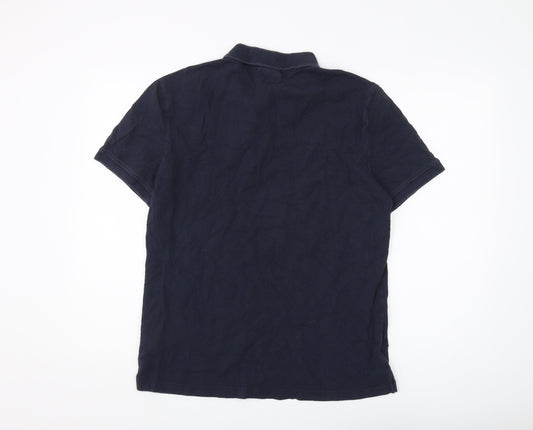 Henri Lloyd Men's Blue Polo, Size L, Cotton