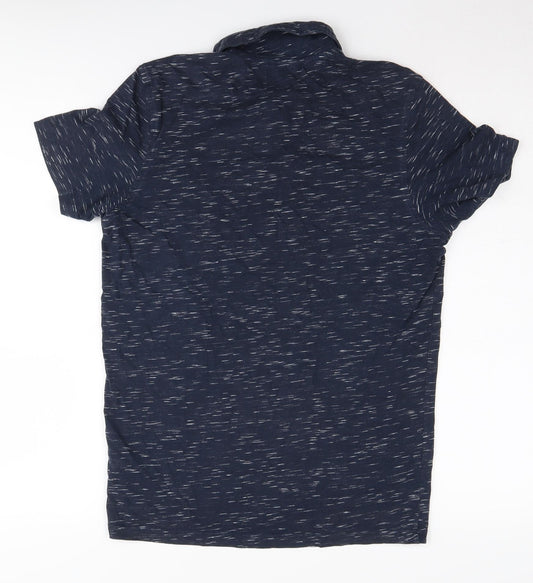 Jack & Jones Men's Blue Polo Shirt Small