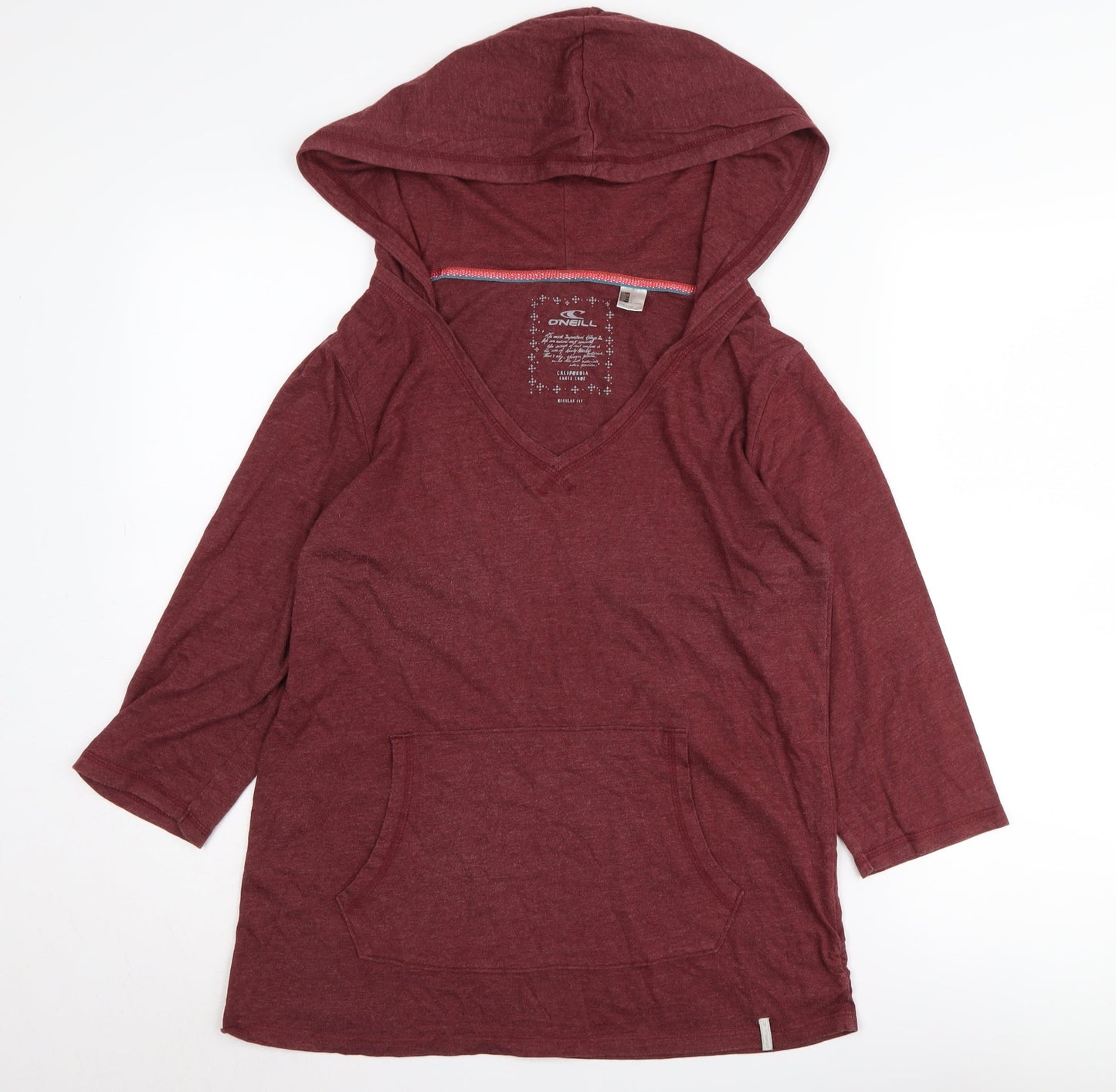 O'Neill Women's Red Pullover Hoodie Size 12