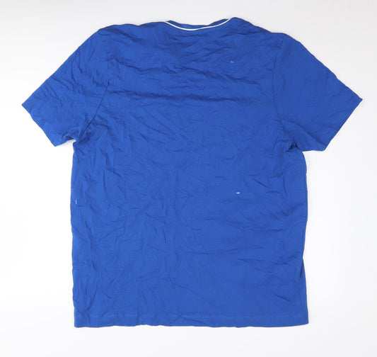 Slazenger Men's Blue XL V-Neck T-Shirt