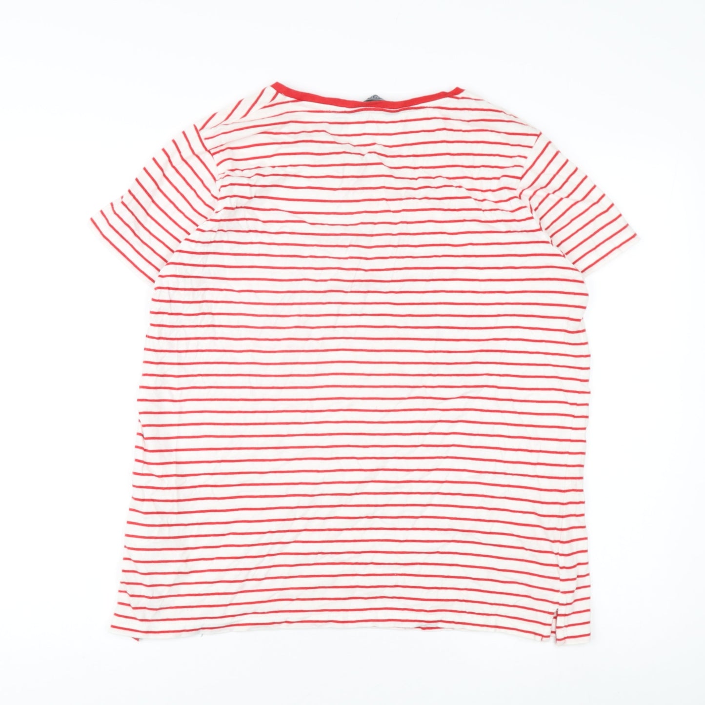 Regatta Women's Red Striped Casual T-Shirt Size 16