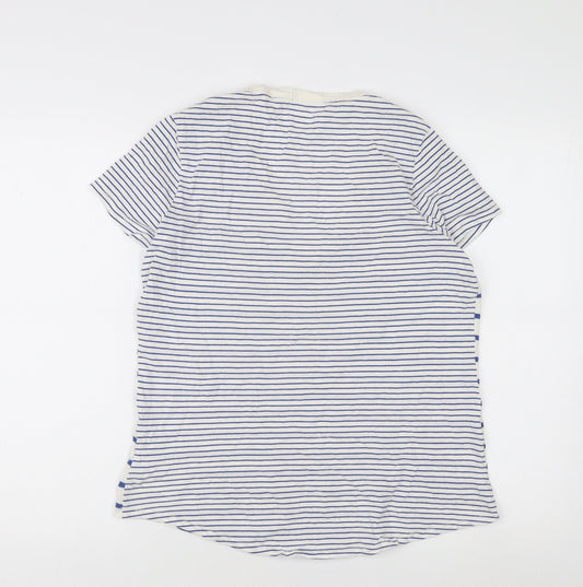 GAP Women's Striped V-Neck Jersey T-Shirt