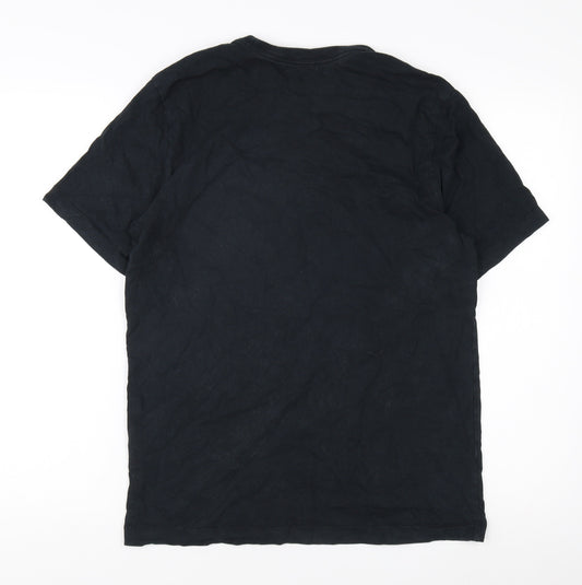 Jordan Men's Black Medium Sports Logo T-Shirt