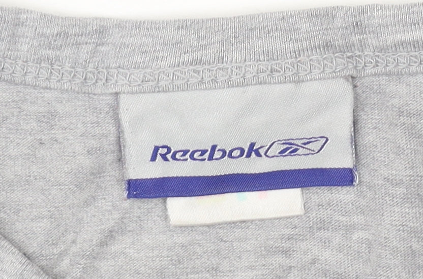 Reebok Women's Grey Size 12 T-Shirt