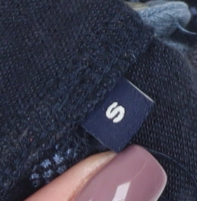 Jack & Jones Blue Geometric Polo Shirt - Men's S