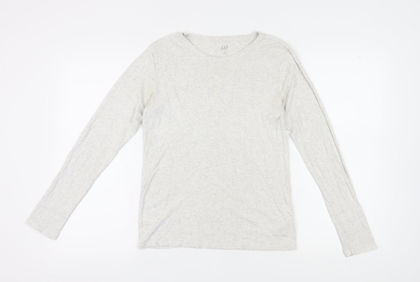 GAP Women’s Grey Long Sleeve Basic T-Shirt, L