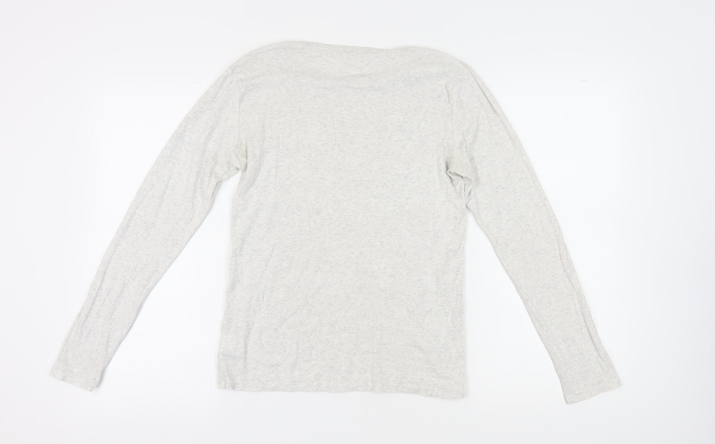 GAP Women’s Grey Long Sleeve Basic T-Shirt, L