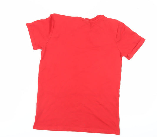 Sonic The Hedgehog Boys Red Graphic T-Shirt 13-14 Years