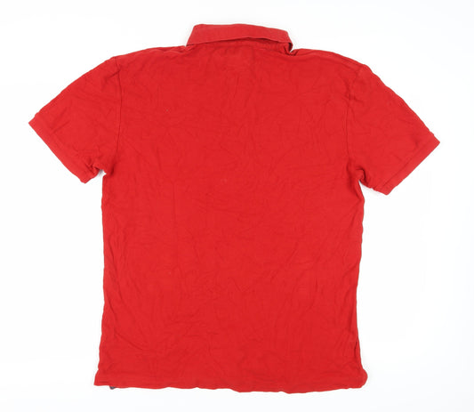 Tommy Hilfiger Men's Red Slim Fit Polo 2XL
