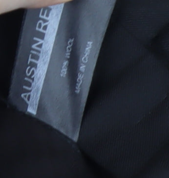 Austin Reed Men's Black Wool Dress Pants 34S