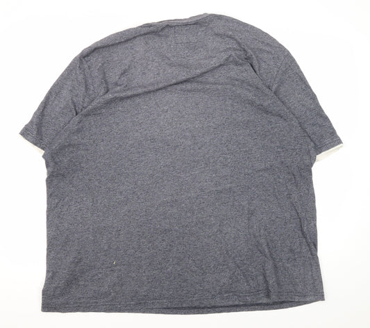 C&A Men's Grey Outdoor Graphic Regular Fit T-Shirt 2XL