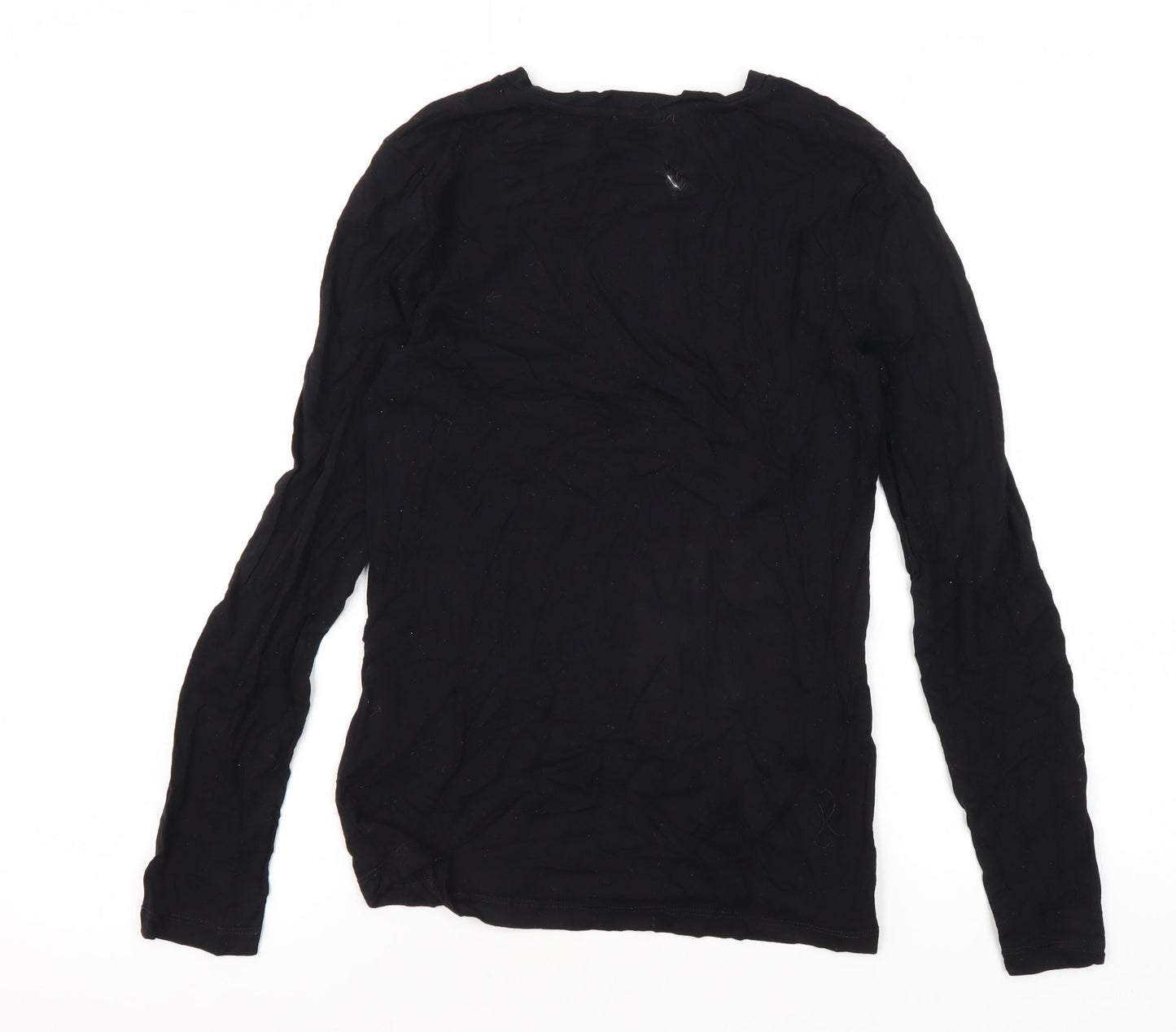 Mint Velvet Women's Black Long Sleeve T-Shirt S