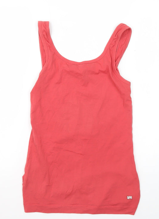 G-Star Raw Women's Red Cotton Tank Top S