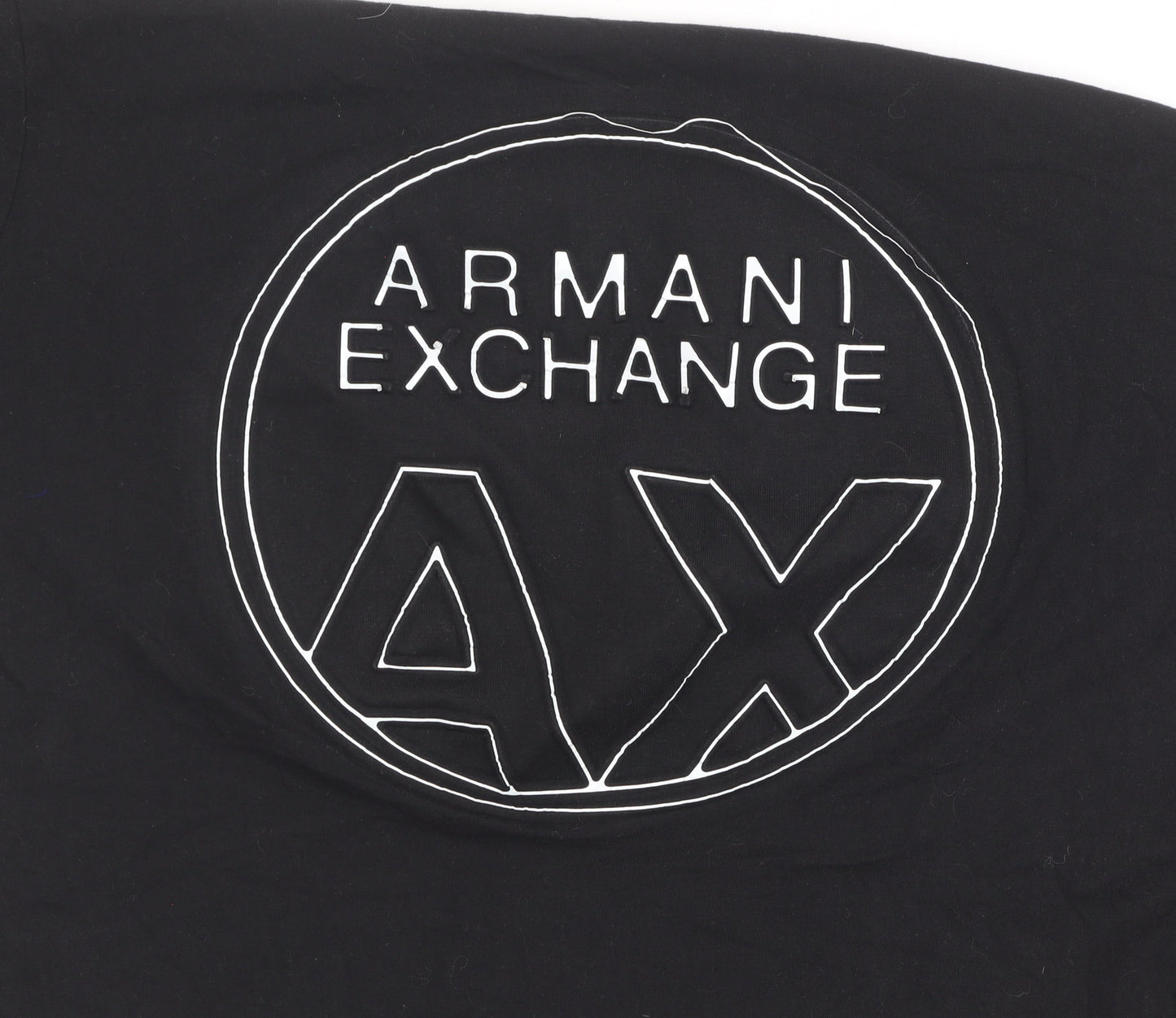 Armani Exchange Men's Black Logo T-Shirt L Regular Fit