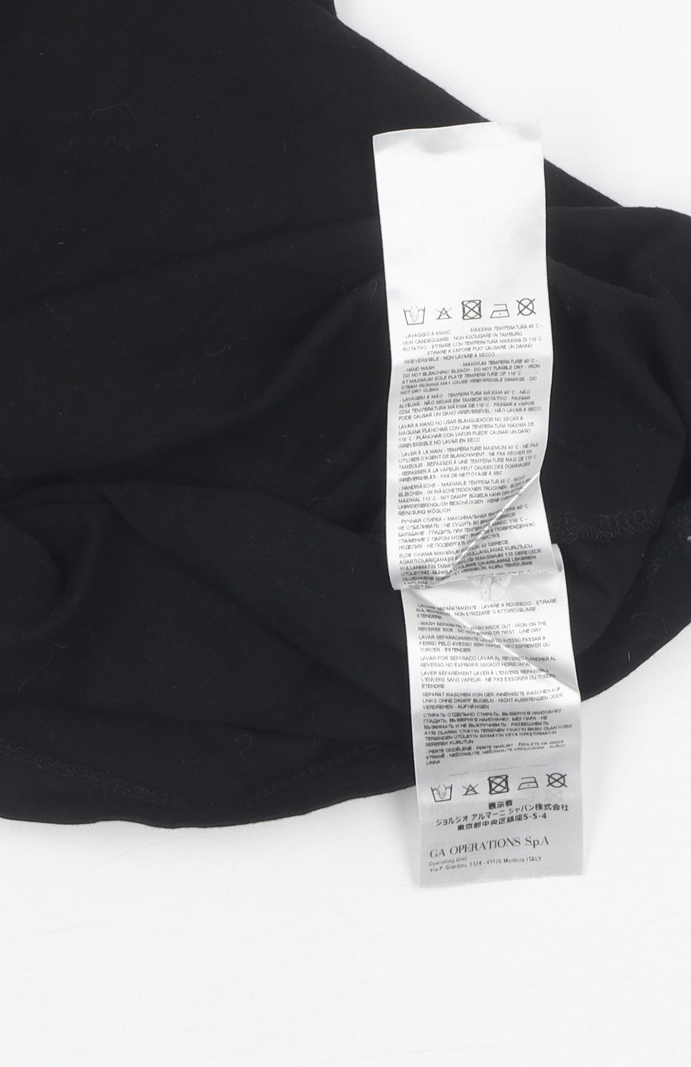 Armani Exchange Men's Black Logo T-Shirt L Regular Fit