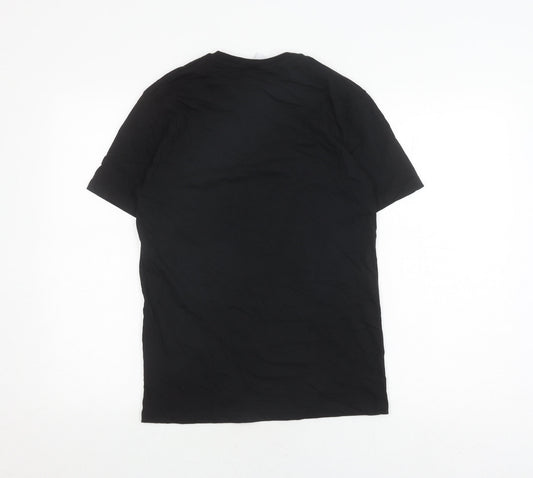 NASA Men's Black S Space Graphic Print T-Shirt