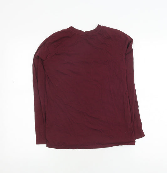 Ralph Lauren Unisex Red XS Polo Long Sleeve Top