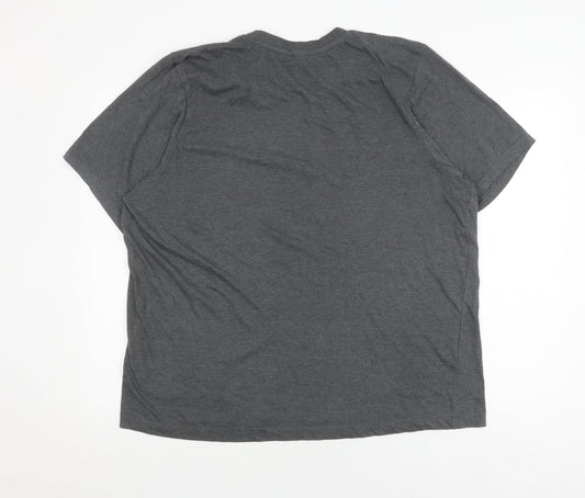 Donnay Men's Grey 2XL Crew Neck T-Shirt