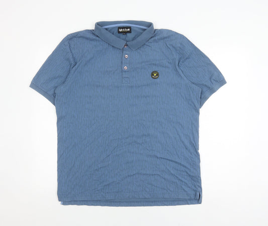 Lyle & Scott Men's Blue XL Polo Shirt