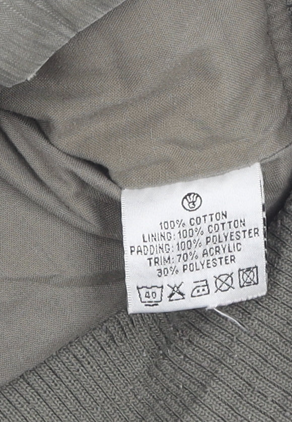 Fat Face Women's Green Quilted Puffer Waistcoat Size 8