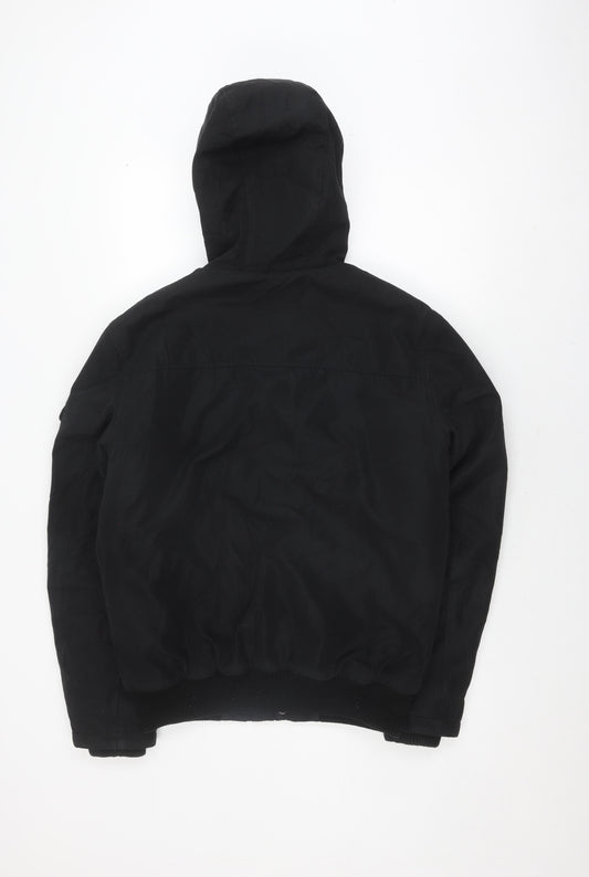 Jack & Jones Men's Black Medium Bomber Jacket