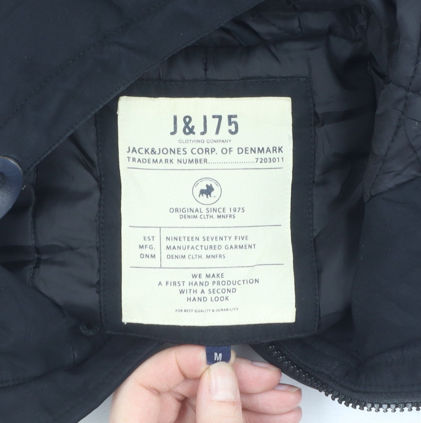 Jack & Jones Men's Black Medium Bomber Jacket