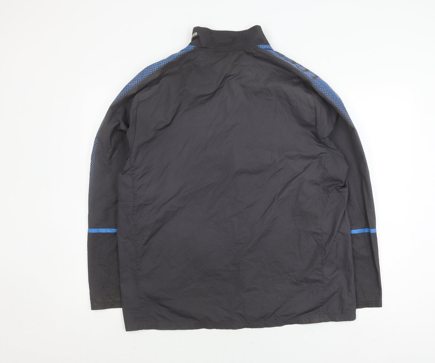 Puma Men's Blue Windbreaker Jacket L Sports Logo