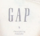 Gap Women's Ivory V-Neck T-Shirt - Size S